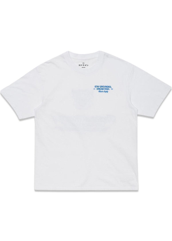 Relaxed League T-shirt - Wit-T-shirts-Edwin-Butler Loftet