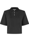 Lana Polo - Zwart-T-shirts-Oval Square-Butler Loftet