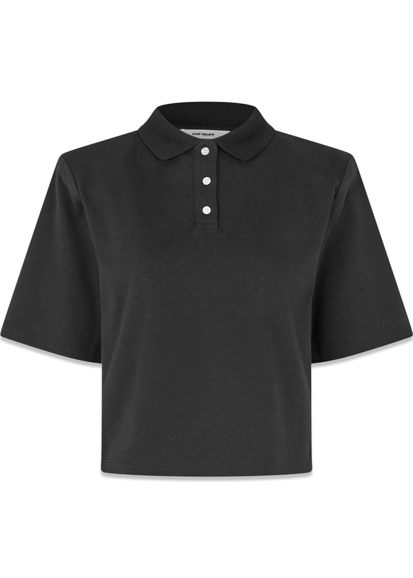 Lana Polo - Zwart-T-shirts-Oval Square-Butler Loftet