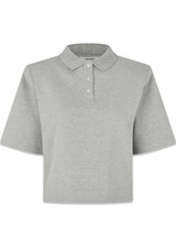 Lana Polo - Grijze Mel-T-shirts-Oval Square-Butler Loftet