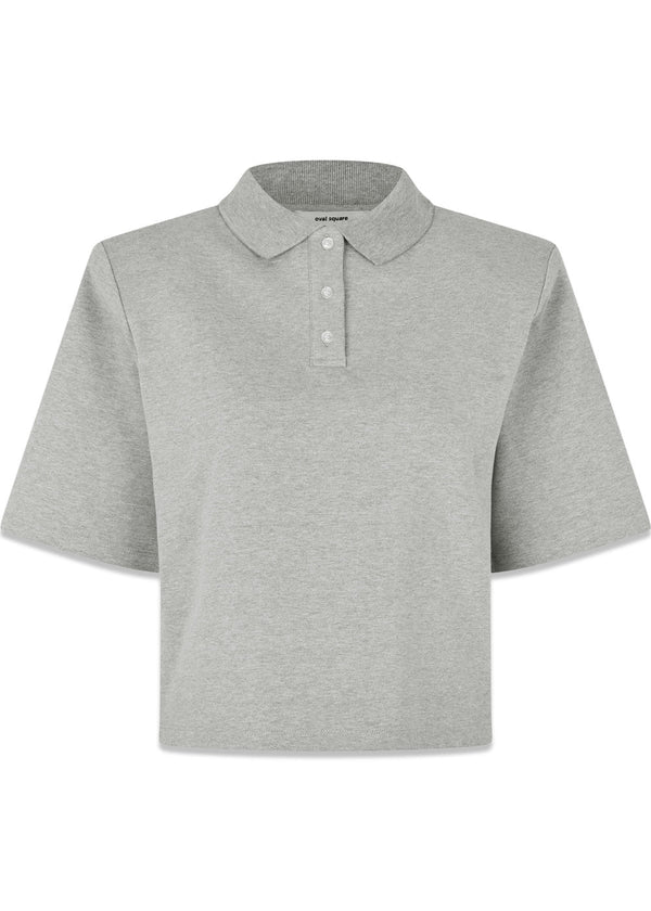 Lana Polo - Grijze Mel-T-shirts-Oval Square-Butler Loftet