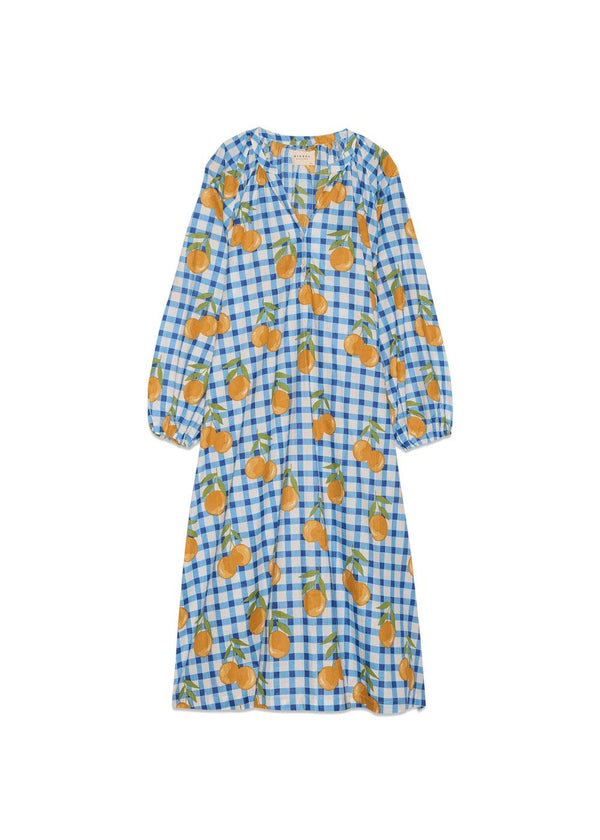 Lara Dress - Blue Orange-Dress-Sissel Edelbo-Butler Loftet