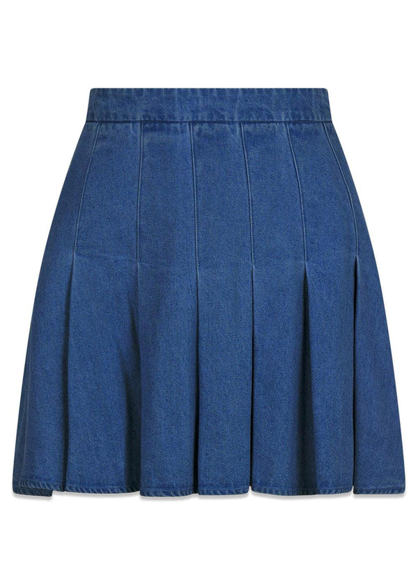 Laurina Denim Rok - Donkerblauw-Rokken-Neo Noir-Butler Loftet