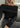 LillianMD off-shoulder top - Black-Top-Modström-Butler Loftet