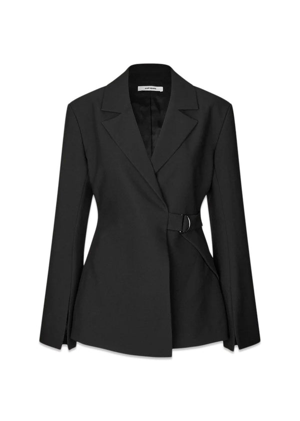 Lind Blazer - Zwart-Blazers-Oval Square-Butler Loftet