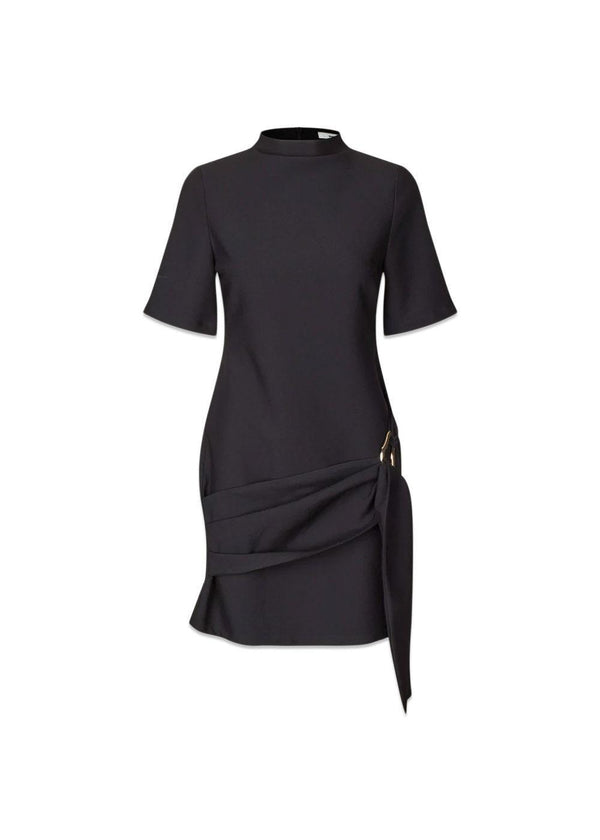 Lind Jurk - Zwart-Jurk-Oval Square-Butler Loftet