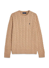 Lange mouwen kabelbrei - Beige-Knitwear-Ralph Lauren-Butler Loftet