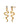 Lucy Earring - Sterling Silver (925) Gold Pla Jewellery829_9605a_STERLINGSILVER(925)GOLDPLA_OneSize5713581023492- Butler Loftet