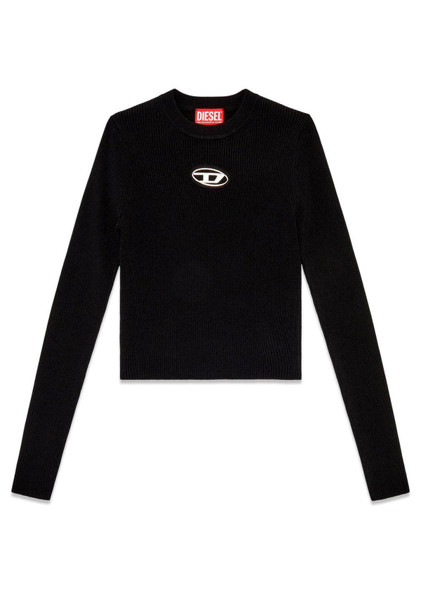 M-VALARY KNITWEAR - Black Black Black-Knitwear-Diesel-Butler Loftet