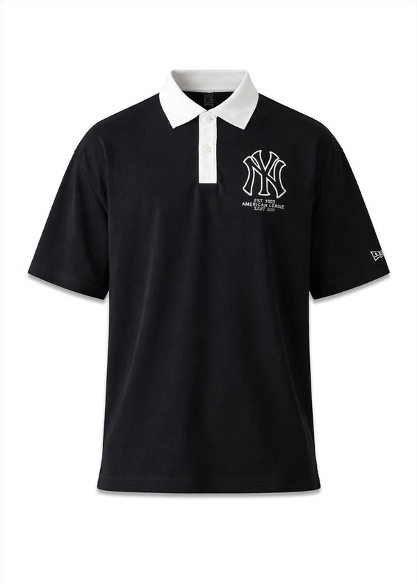 MLB OS POLO NEYYAN BLK - Zwart-shirts-New Era-Butler Loftet