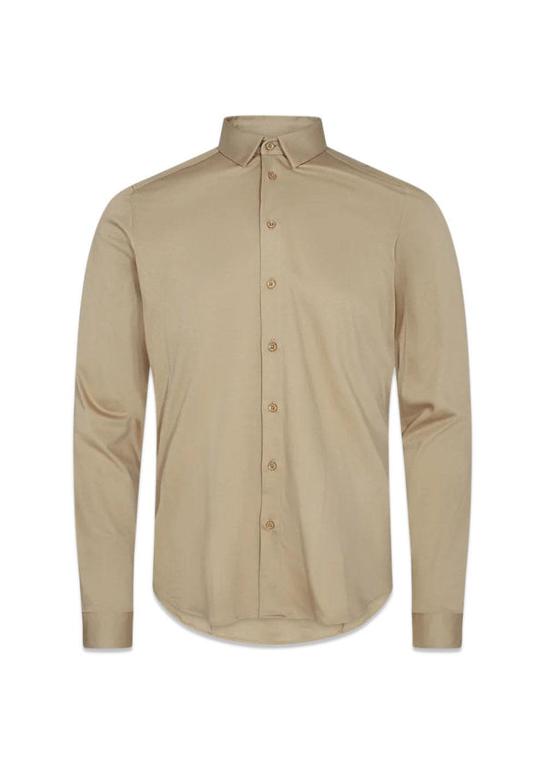 MMGMarco Crunch Jersey Shirt - New Sand-Shirts-Mos Mosh Gallery-Butler Loftet