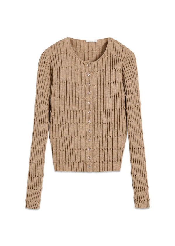 MONT - Medium Beige Me-Knitwear-Door Malene Birger-Butler Loftet