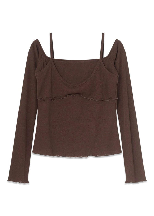 MaddisonRS Blouse - Donkerbruin-Blouses-RESUMÉ-Butler Loftet