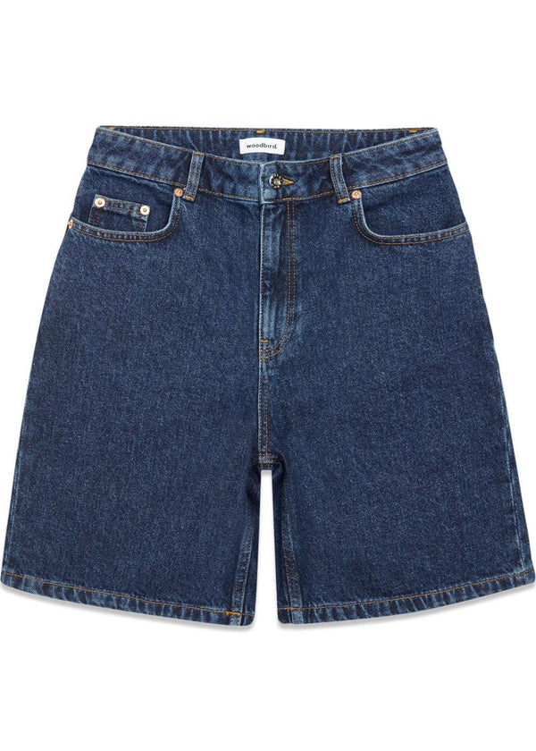 Maggie 90s Rinse Shorts - 90Sblue-Shorts-Woodbird-Butler Loft