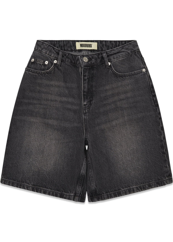 Maggie Eclipse Shorts - Grijs-Zwart-Shorts-Woodbird-Butler Loftet