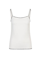 MaisyMD straptop - Zacht Wit Zwart Contrast-Top-Modström-Butler Loftet