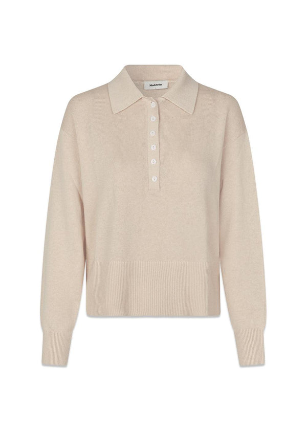 MalvaMD polo - Summer Sand-Knitwear-Modström-Butler Loftet