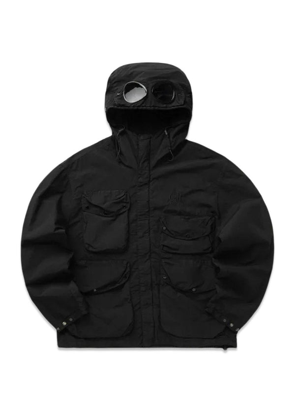 Middellange jas Flatt Nylon - Zwart-Outerwear-C.P. Bedrijf-Butler Loftet