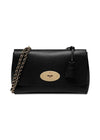 Medium Lily Glanzende Geit - Zwart-Zakken-Mulberry-Butler Loftet