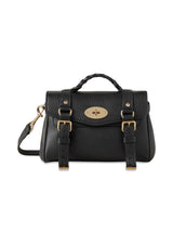 Mulberry's Mini Alexa Zwaarkorrelig - Zwart. Koop hier designertassen||handtassen.