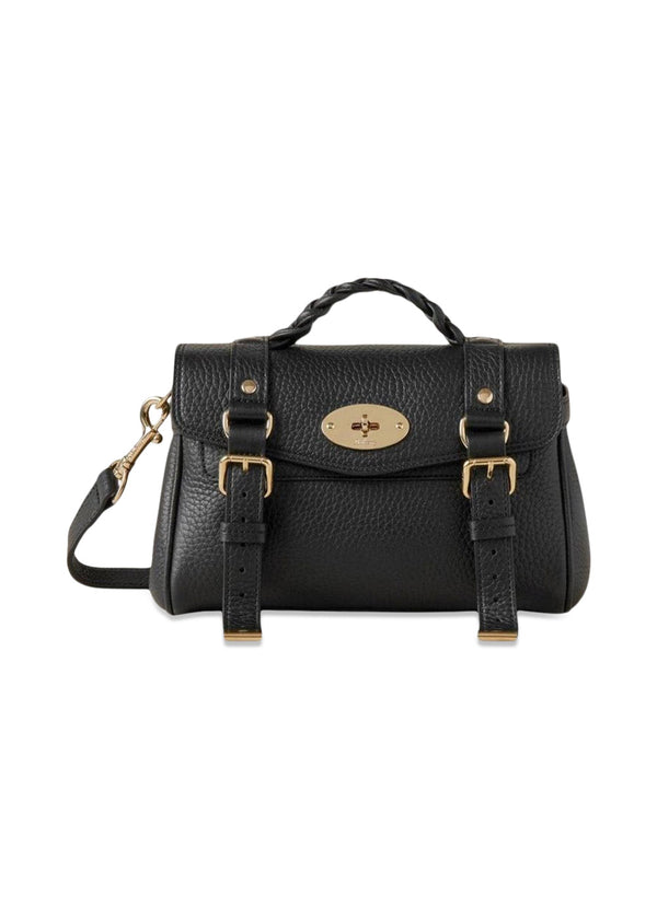 Mulberry's Mini Alexa Zwaarkorrelig - Zwart. Koop hier designertassen||handtassen.