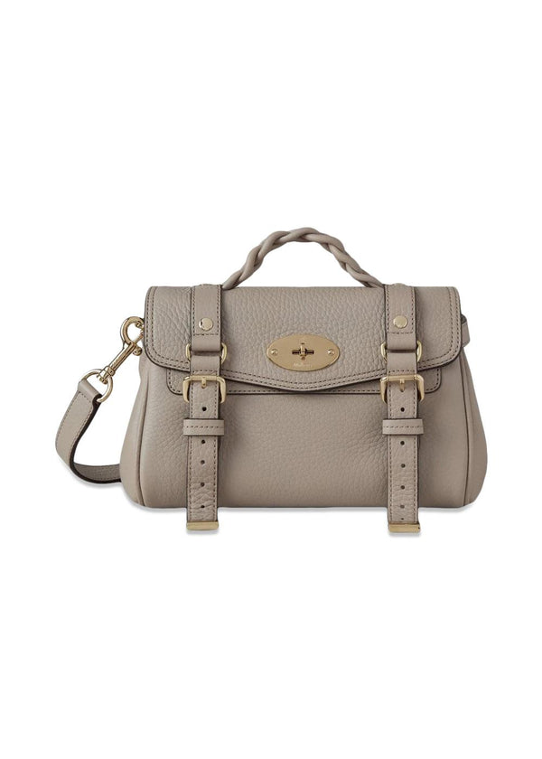 Mini Alexa Heavy Grain - Cashmere Taupe-Tassen-Mulberry-Butler Loftet