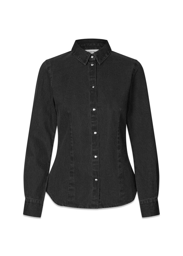 Minnimd overhemd - Vintage grijs-shirts-Modström-Butler Loftet