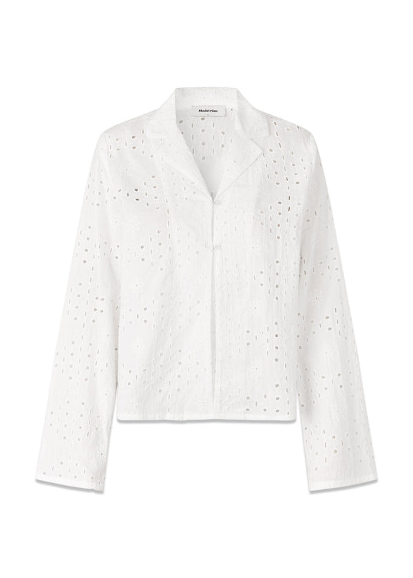 MisoMD shirt - Zacht Wit-Overhemden-Modström-Butler Loftet