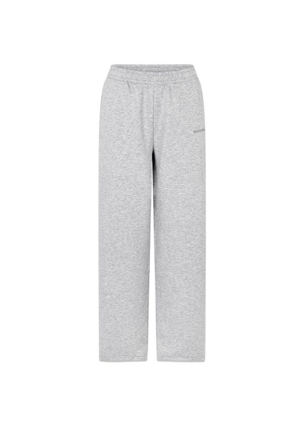 Tiamd straight pants - Grey Melange