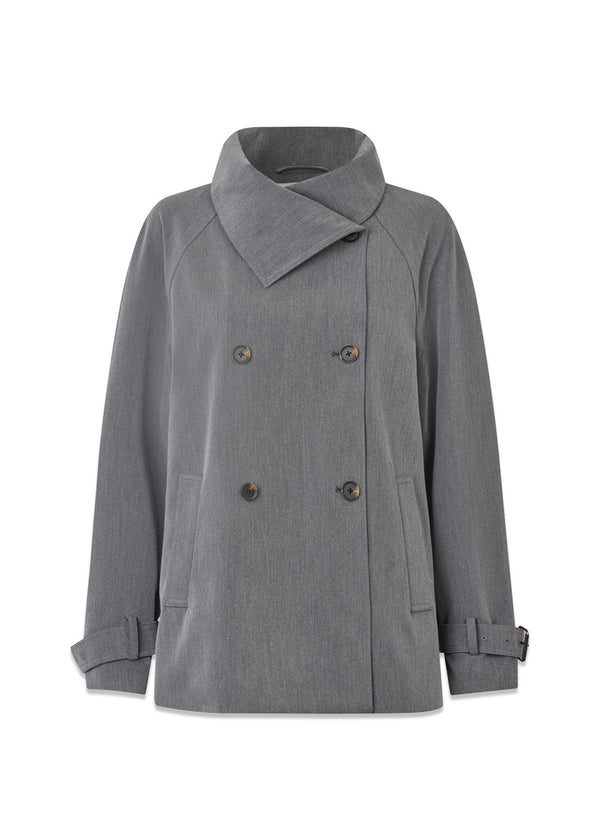 MorganMD jas - Donkergrijs Melange-Bovenkleding-Modström-Butler Loftet