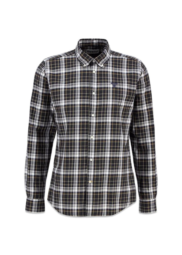 Mosswood Geruit Overhemd Op Maat - Olive-Shirts-Barbour-Butler Loftet