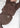 NIEUW Crest geborduurde kwartrits - Chocolade-Sweatshirts-Sporty & Rich-Butler Loftet