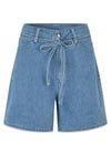 Naomamd effen short - Vintage Blue-Shorts-Modström-Butler Loftet