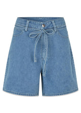 Naomamd effen short - Vintage Blue-Shorts-Modström-Butler Loftet