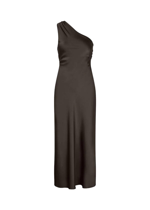 Narcissamd jurk - Seal Brown-Dress-Modström-Butler Loftet
