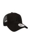 New Era Clean Trucker NY - Black / Black-Headwear-New Era-Butler Loftet