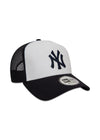 New Era Clean Trucker NY - Marine/Wit-Hoofddeksel-New Era-Butler Loftet