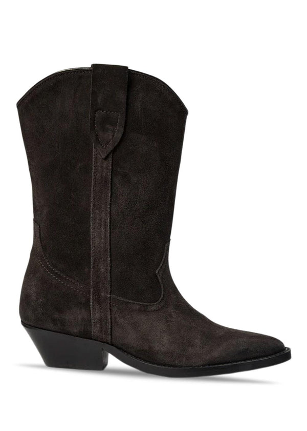 Nikki Suede - Bruine Suede-laarzen-Pavement-Butler Loftet