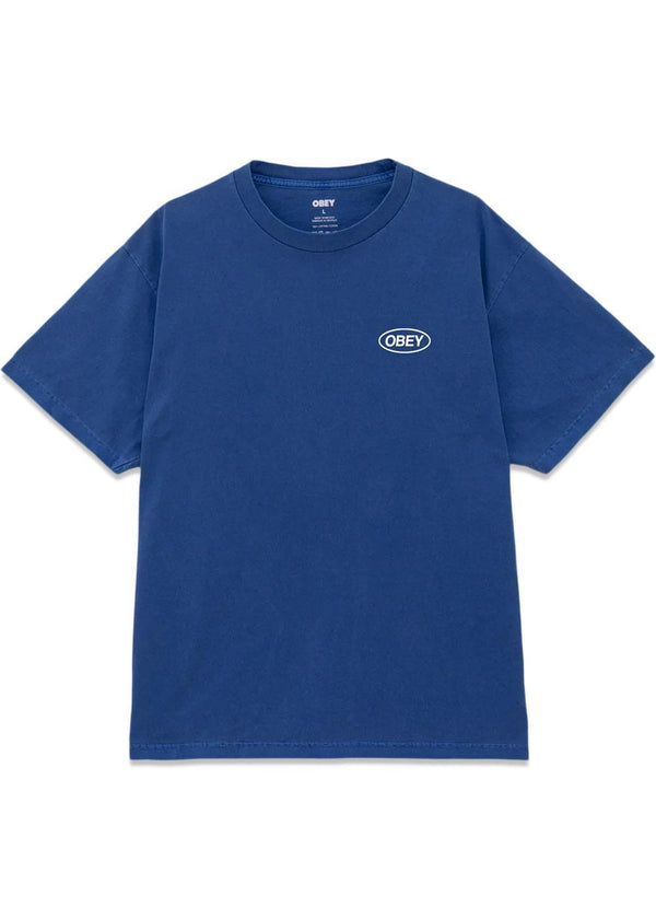 Obey Code Electric - Blauw-T-shirts-OBEY-Butler Loftet