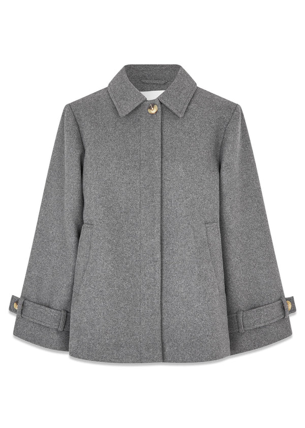 Ofiamd jas - Donkergrijs gemêleerd-Bovenkleding-Modström-Butler Loftet