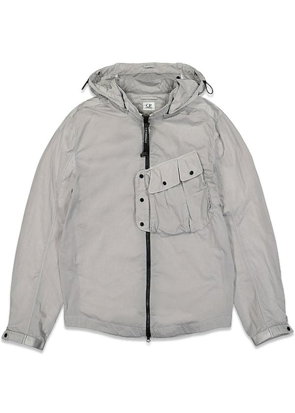 C.P. Companys Overshirt Chrome - Griffin Grey. Køb overtøj her.