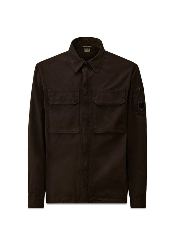 Overshirt Biologische Gabardine - Zwart-Shirts-C.P. Bedrijf-Butler Loftet