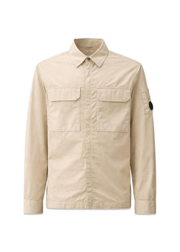 Overshirt - Biologische Gabardine - Gaas Wit-Shirts-C.P. Bedrijf-Butler Loftet