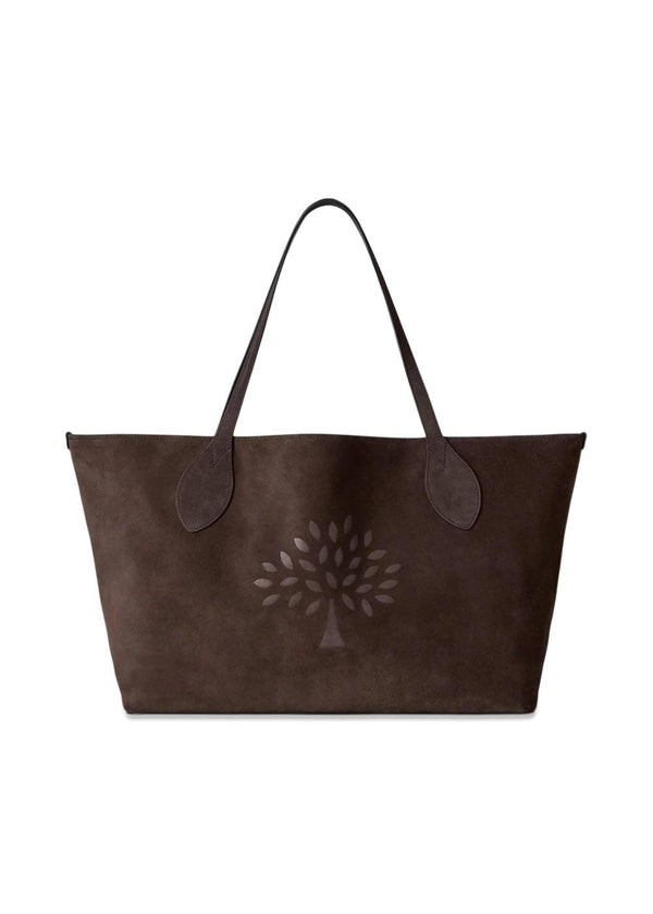 Oversized Suede Tote - Chocolade-Tassen-Mulberry-Butler Loftet