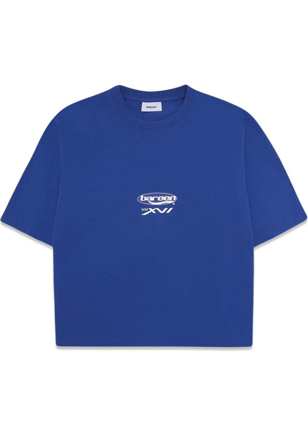Oversized T-shirt - MMXVI - Kobaltblauw-T-shirts-Bareen-Butler Loftet