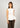 PEPLUM DENIM TOP - Ruwe witte denim-top-Rotate-Butler Loftet