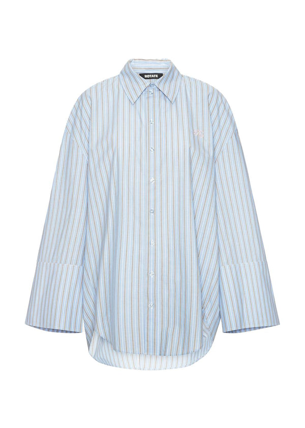 POPLIN OVERSIZED SHIRT - Hortensia (Blauw) Comb.-Overhemden-Rotate-Butler Loftet