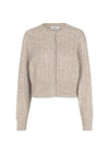 Pammiemd vest - Beige Speckle Melange-Knitwear-Modström-Butler Loftet