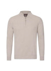 Patton Half Zip - Baksteenbeige-Knitwear-Oscar Jacobson-Butler Loftet