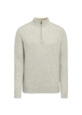 Paul Half Zip - Lunar Grey-Knitwear-Oscar Jacobson-Butler Loftet